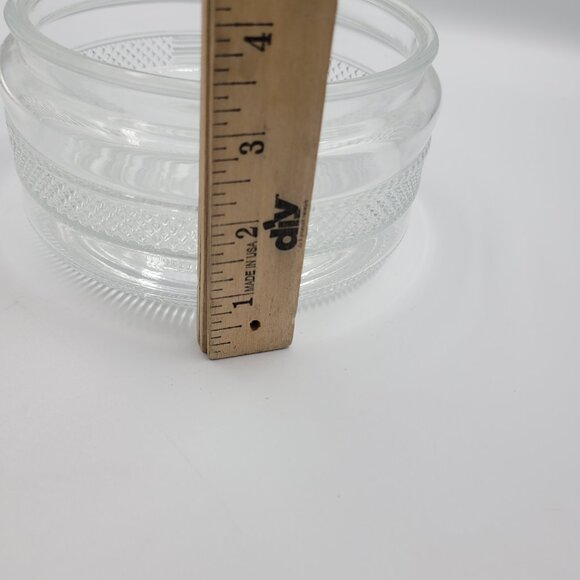 Vintage Glass Light Fixture Cover – Textured Dome Design - Picture 10 of 12